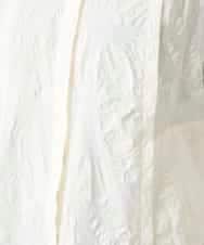 R6BFD25270 HIROKO BIS(小さいサイズ)(メゾン ドゥ サンク) 【小さいサイズ】ボタニカルモチーフショートブラウス ホワイト