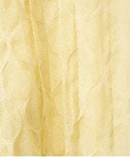 R6BHA41280 HIROKO BIS(小さいサイズ)(メゾン ドゥ サンク) 【小さいサイズ】ドットシアータックロングシャツ ライトイエロー