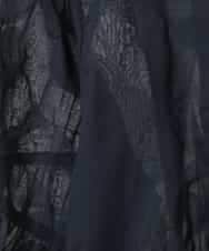 R6BHE30260 HIROKO BIS(小さいサイズ)(メゾン ドゥ サンク) 【小さいサイズ】幾何デザインオーバーシルエットブラウス /洗える イエロー