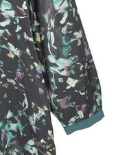 R6EAD15460 HIROKO BIS(小さいサイズ)(メゾン ドゥ サンク) 【小さいサイズ】リーフプリントバンドカラーワンピース グリーン