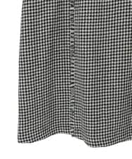 R6EAD21490 HIROKO BIS(小さいサイズ)(メゾン ドゥ サンク) 【小さいサイズ/セットアップ対応】千鳥チェックツイードジャンパースカート ブラック