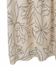 R6EED56490 HIROKO BIS(小さいサイズ)(メゾン ドゥ サンク) 【小さいサイズ】ボタニカルモチーフピンタックドレス アイボリー