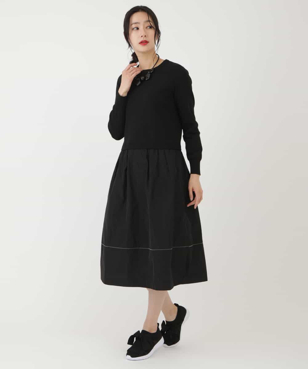 小さいサイズ ニット切り替えワンピース ワンピース Hiroko Bis 小さいサイズ メゾン ドゥ サンク イトキンオンラインストア 小さいサイズ ニット切り替えワンピース ワンピース Hiroko Bis 小さいサイズ メゾン ドゥ サンク イトキンオンラインストア