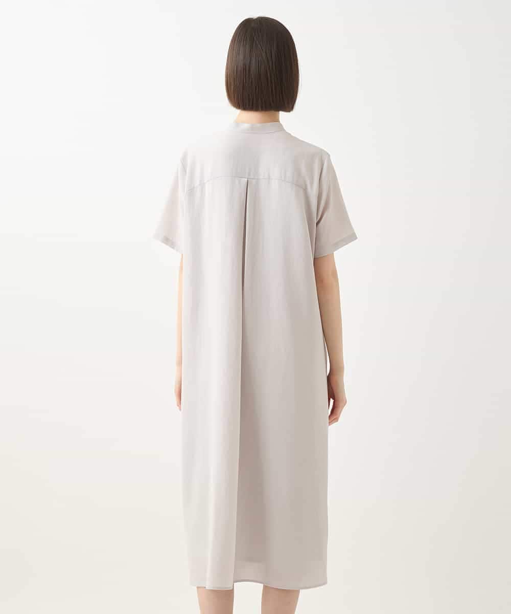 R6EGA03360 HIROKO BIS(小さいサイズ)(メゾン ドゥ サンク) 【小さいサイズ】ヴィンテージボイルシルエットワンピース グレー