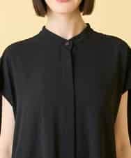 R6EGE50360 HIROKO BIS(小さいサイズ)(メゾン ドゥ サンク) 【小さいサイズ】セーラーカラージョーゼットワンピース ブラック