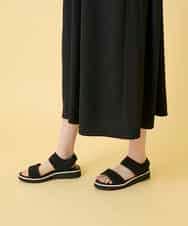 R6EGE50360 HIROKO BIS(小さいサイズ)(メゾン ドゥ サンク) 【小さいサイズ】セーラーカラージョーゼットワンピース ブラック