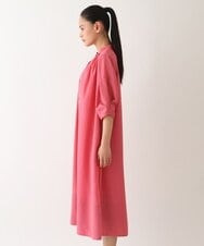 R6EGW16360 HIROKO BIS(小さいサイズ)(メゾン ドゥ サンク) 【小さいサイズ /洗濯機で洗える】スパンボイルワッシャーシャツワンピース ピンク