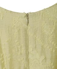 R6EHE11430 HIROKO BIS(小さいサイズ)(メゾン ドゥ サンク) 【小さいサイズ】フラワージャカードAラインワンピース イエロー