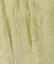 R6EHE11430 HIROKO BIS(小さいサイズ)(メゾン ドゥ サンク) 【小さいサイズ】フラワージャカードAラインワンピース イエロー