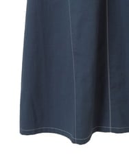 R6EIB10340 HIROKO BIS(小さいサイズ)(メゾン ドゥ サンク) 【小さいサイズ】配色ステッチ立体スリーブワンピース グリーン