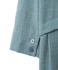R6EIW03270 HIROKO BIS(小さいサイズ)(メゾン ドゥ サンク) 【小さいサイズ/洗濯機で洗える】サイドタックシルエットワンピース ベージュ