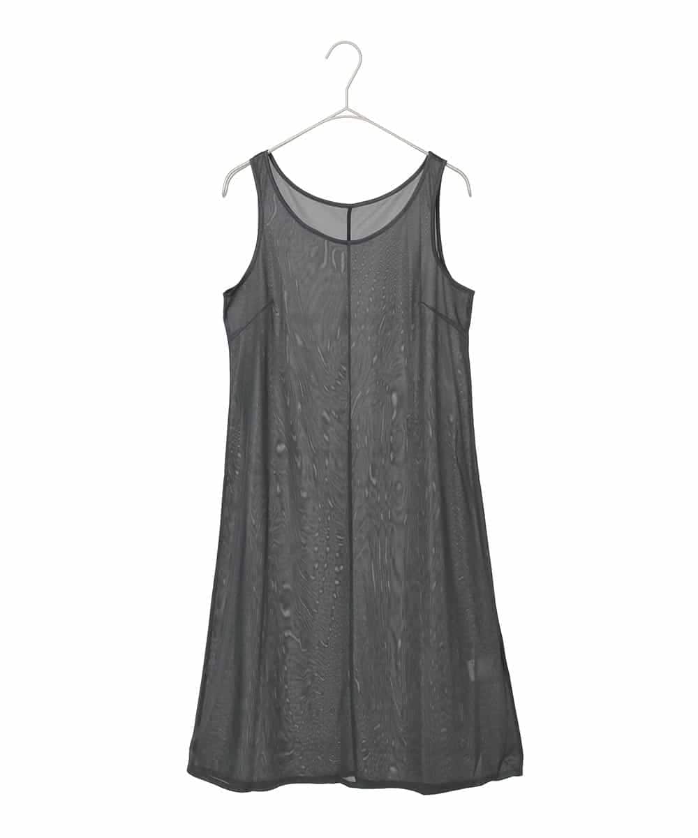 R6ELB42490 HIROKO BIS(小さいサイズ)(メゾン ドゥ サンク) 【小さいサイズ】ドット柄カットジャカードワンピース ブラック
