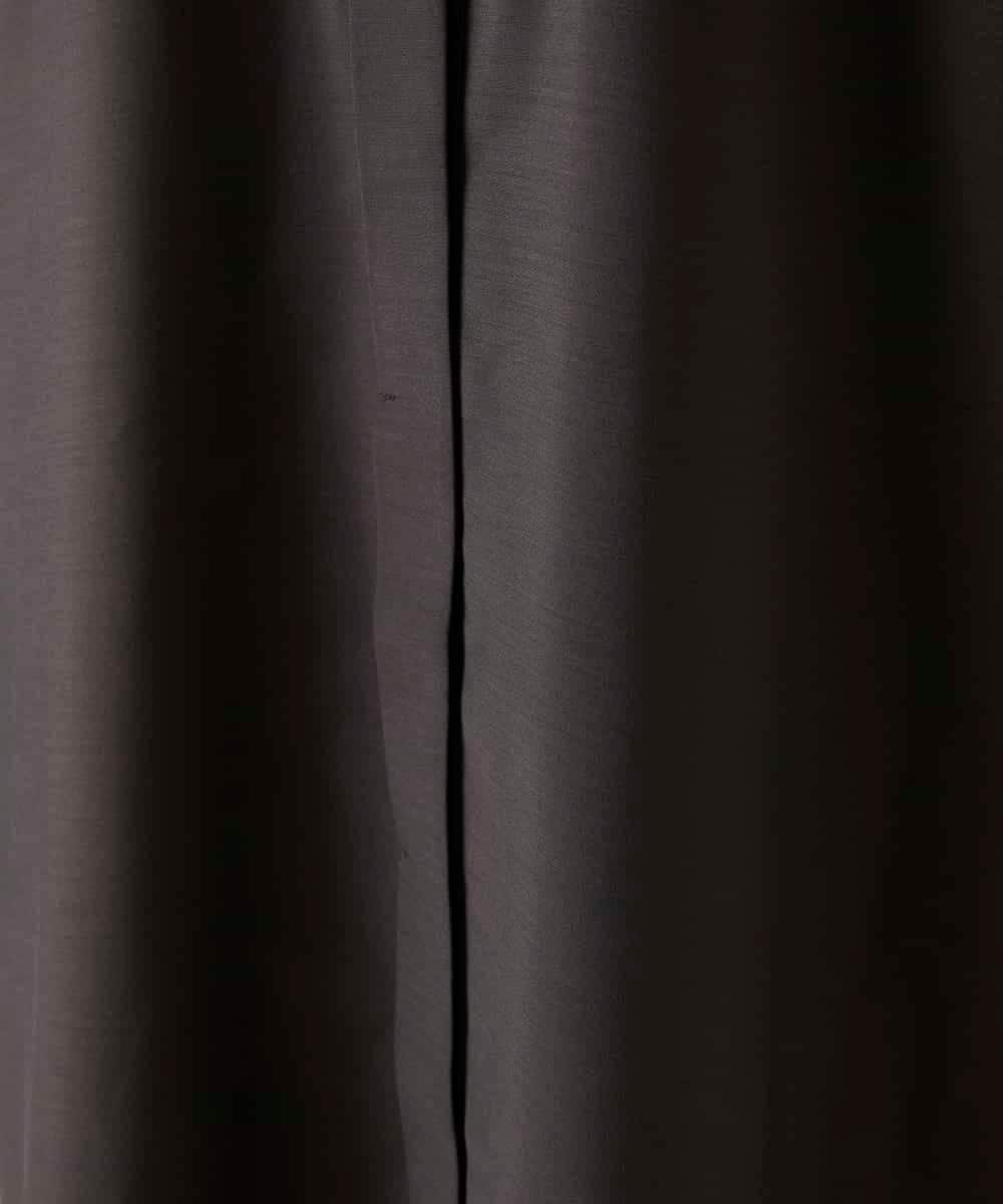 R6ELE40490 HIROKO BIS(小さいサイズ)(メゾン ドゥ サンク) 【小さいサイズ】変形レースデザインシャツワンピース ブラウン