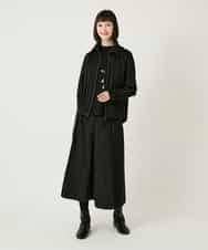 R6FAD31360 HIROKO BIS(小さいサイズ)(メゾン ドゥ サンク) 【小さいサイズ】異素材ジョイントニットプルオーバー ブラック