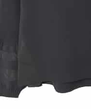 R6FAD31360 HIROKO BIS(小さいサイズ)(メゾン ドゥ サンク) 【小さいサイズ】異素材ジョイントニットプルオーバー ブラック