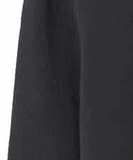 R6FAD31360 HIROKO BIS(小さいサイズ)(メゾン ドゥ サンク) 【小さいサイズ】異素材ジョイントニットプルオーバー ブラック