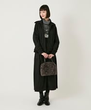 R6FAE55290 HIROKO BIS(小さいサイズ)(メゾン ドゥ サンク) 【小さいサイズ】チェックアクセントタートルネックニット ブラック