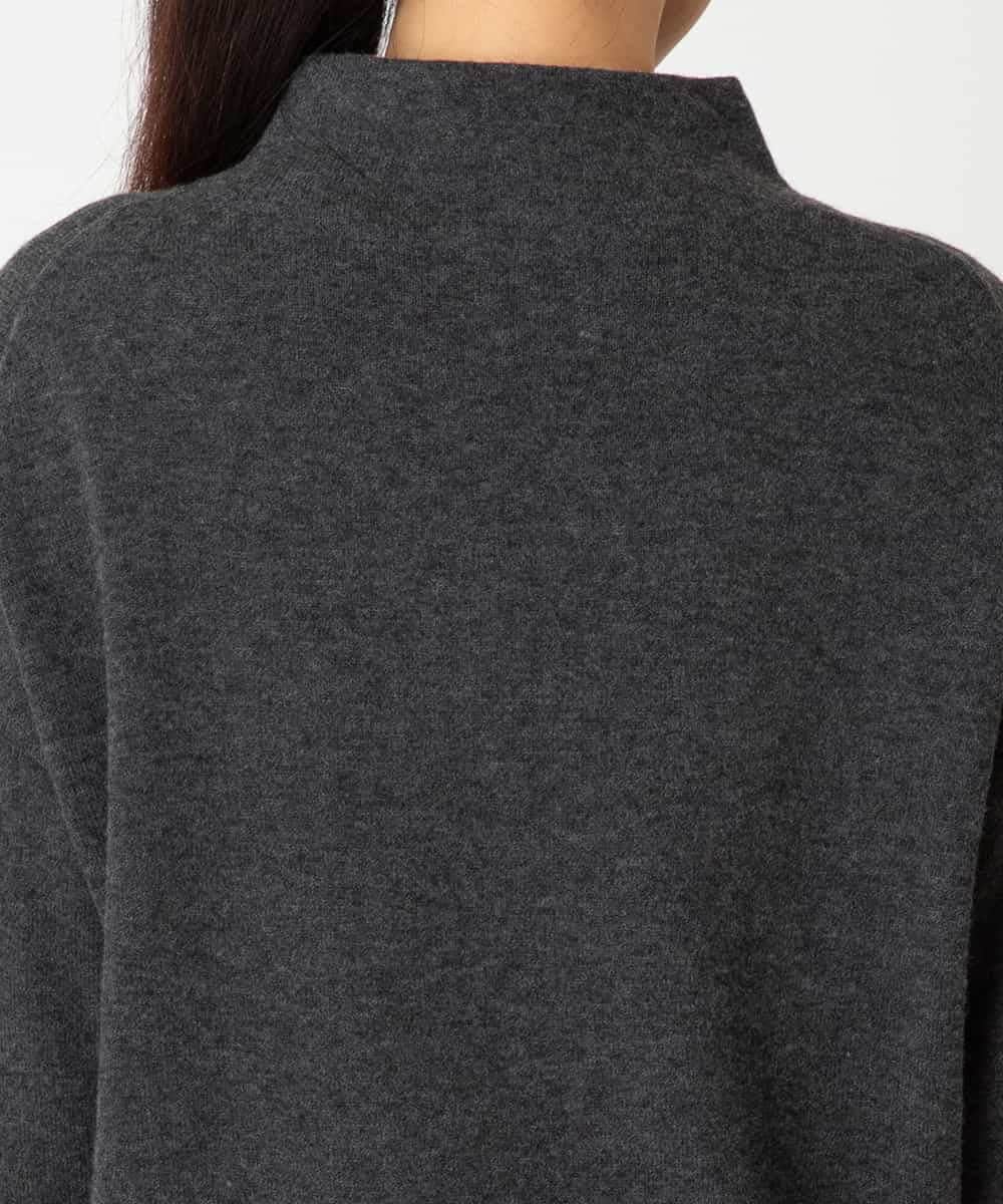 R6FAF66260 HIROKO BIS(小さいサイズ)(メゾン ドゥ サンク) 【小さいサイズ】幾何柄モチーフスパンコールニットプルオーバー グレー