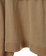 R6FAS05350 HIROKO BIS(小さいサイズ)(メゾン ドゥ サンク) 【小さいサイズ/日本製】フリルニットカーディガン ベージュ