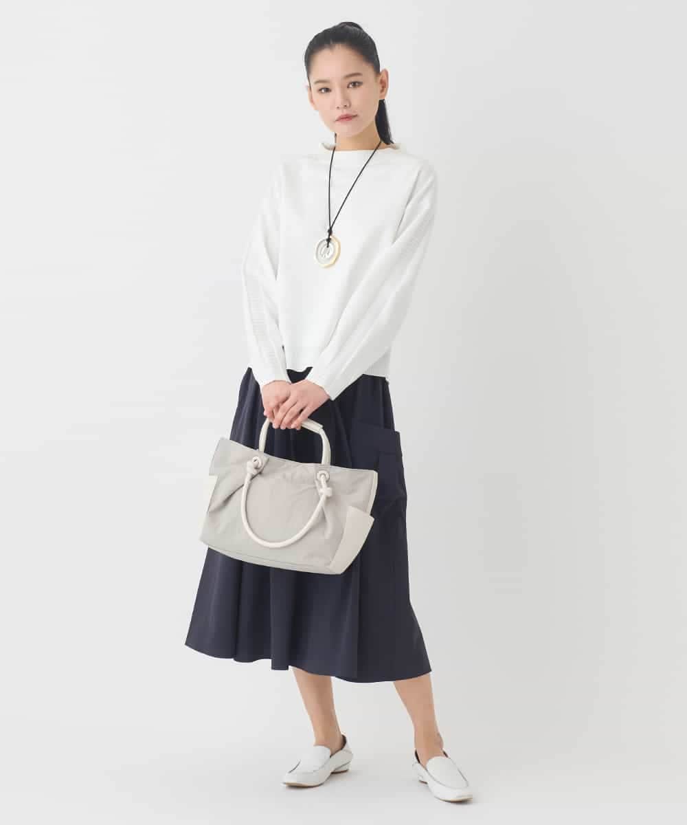 R6FDD60180 HIROKO BIS(小さいサイズ)(メゾン ドゥ サンク) 【小さいサイズ】ドットジャガードニットプルオーバー グリーン