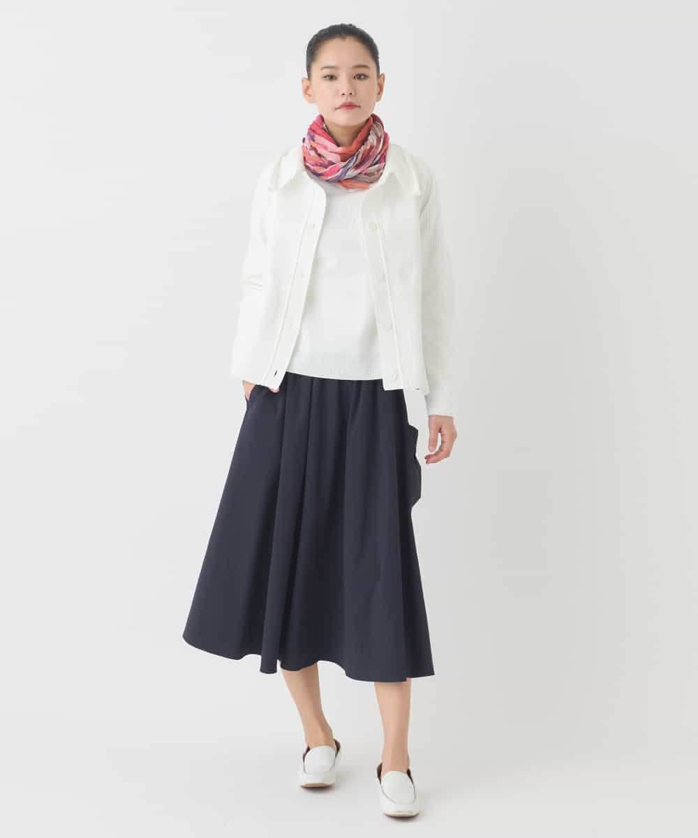 R6FDD60180 HIROKO BIS(小さいサイズ)(メゾン ドゥ サンク) 【小さいサイズ】ドットジャガードニットプルオーバー グリーン