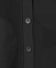 R6FDD61230 HIROKO BIS(小さいサイズ)(メゾン ドゥ サンク) 【小さいサイズ】ドットジャガードペプラムニットカーディガン /洗える ブルー