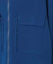 R6FED20330 HIROKO BIS(小さいサイズ)(メゾン ドゥ サンク) 【小さいサイズ】ステッチアクセントミラノリブカーディガン ホワイト