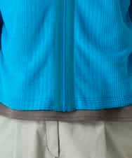 R6FFD48300 HIROKO BIS(小さいサイズ)(メゾン ドゥ サンク) 【小さいサイズ】リブポイントコンパクトニットカーディガン ライトブルー