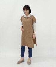 R6FLP05290 HIROKO BIS(小さいサイズ)(メゾン ドゥ サンク) 【小さいサイズ】2WAYニットベスト ベージュ