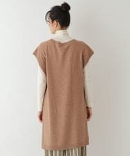 R6FLP05290 HIROKO BIS(小さいサイズ)(メゾン ドゥ サンク) 【小さいサイズ】2WAYニットベスト ベージュ