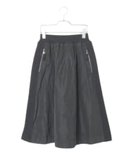 R6GAD32390 HIROKO BIS(小さいサイズ)(メゾン ドゥ サンク) 【小さいサイズ】異素材ジョイントニットスカート ブラック