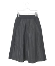 R6GAD32390 HIROKO BIS(小さいサイズ)(メゾン ドゥ サンク) 【小さいサイズ】異素材ジョイントニットスカート ブラック