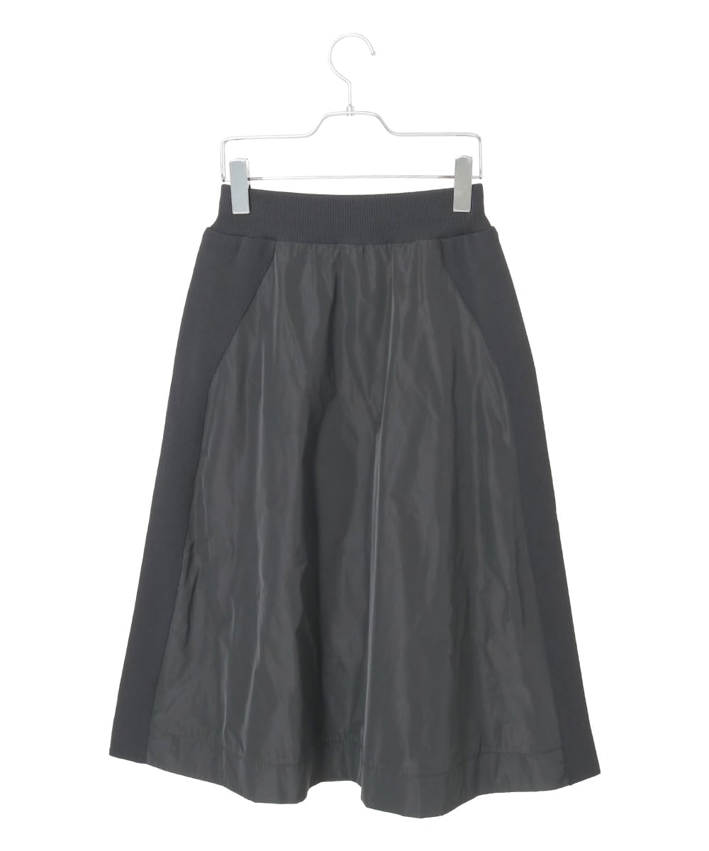 R6GAD32390 HIROKO BIS(小さいサイズ)(メゾン ドゥ サンク) 【小さいサイズ】異素材ジョイントニットスカート ブラック