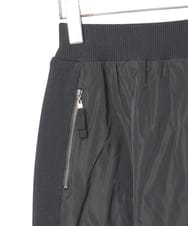 R6GAD32390 HIROKO BIS(小さいサイズ)(メゾン ドゥ サンク) 【小さいサイズ】異素材ジョイントニットスカート ブラック