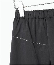 R6HAD28260 HIROKO BIS(小さいサイズ)(メゾン ドゥ サンク) 【小さいサイズ】ステッチデザインフレアスカート /洗える ブラック