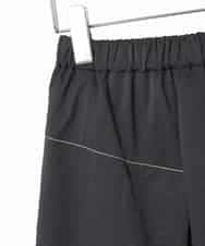 R6HAD28260 HIROKO BIS(小さいサイズ)(メゾン ドゥ サンク) 【小さいサイズ】ステッチデザインフレアスカート /洗える ブラック