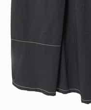 R6HAD28260 HIROKO BIS(小さいサイズ)(メゾン ドゥ サンク) 【小さいサイズ】ステッチデザインフレアスカート /洗える ブラック