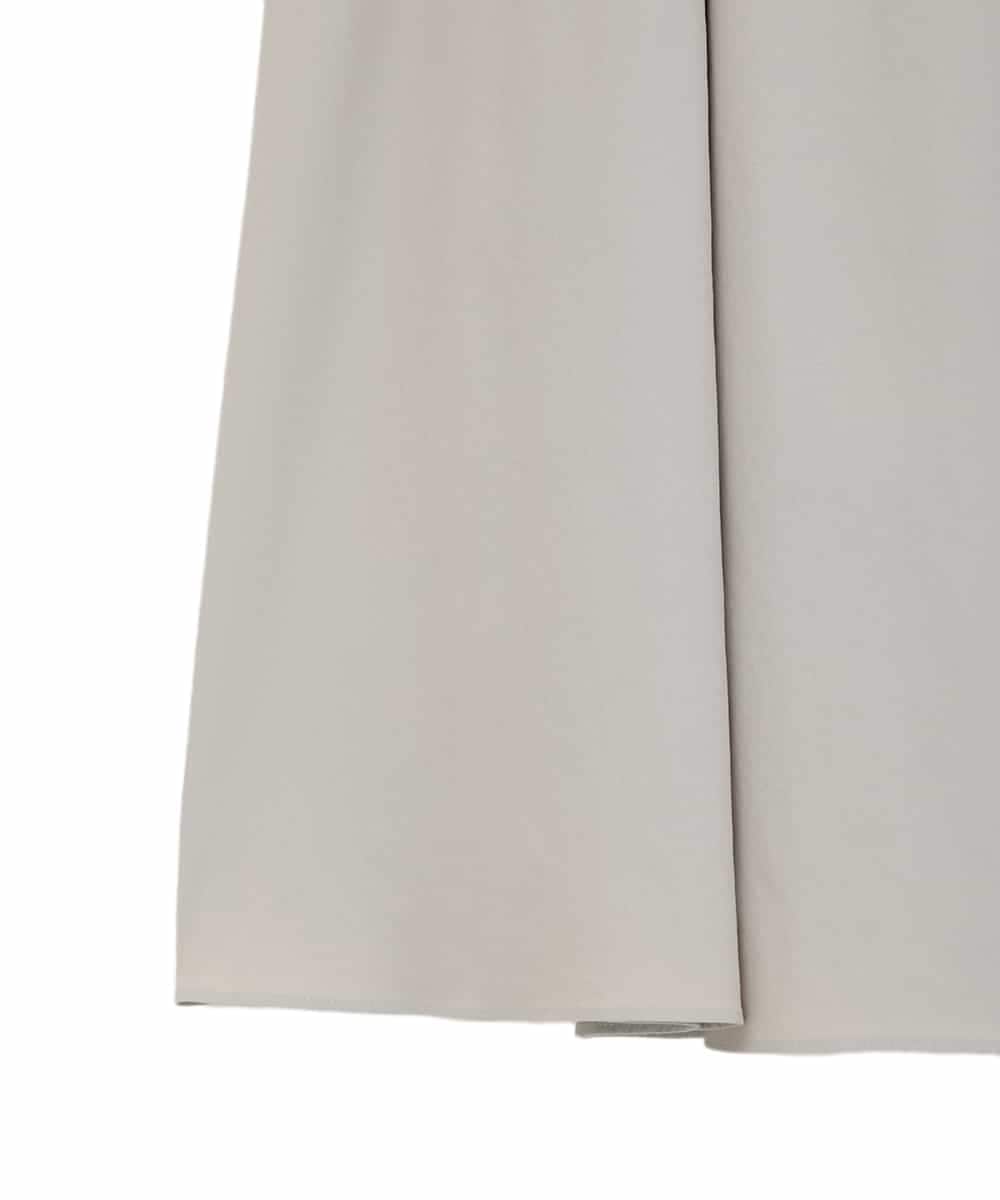 R6HDD80230 HIROKO BIS(小さいサイズ)(メゾン ドゥ サンク) 【小さいサイズ】ハイストレッチギャザーフレアスカート ライトグレー