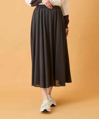 R6HED51290  【小さいサイズ】かまぼこプリーツスカート