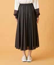 R6HED51290 HIROKO BIS(小さいサイズ)(メゾン ドゥ サンク) 【小さいサイズ】かまぼこプリーツスカート ダークグレー