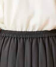 R6HED51290 HIROKO BIS(小さいサイズ)(メゾン ドゥ サンク) 【小さいサイズ】かまぼこプリーツスカート ダークグレー