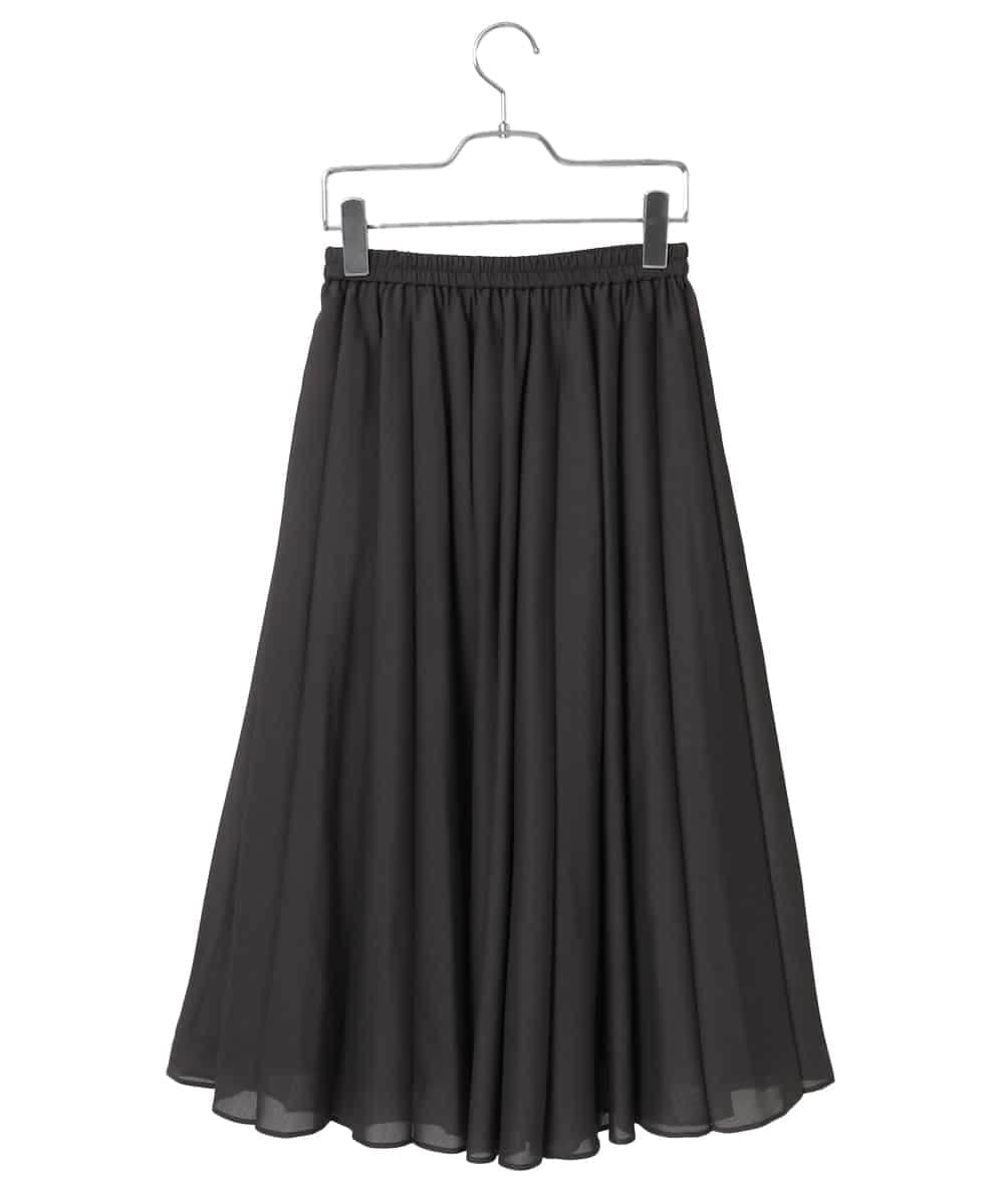 R6HED51290 HIROKO BIS(小さいサイズ)(メゾン ドゥ サンク) 【小さいサイズ】かまぼこプリーツスカート ダークグレー
