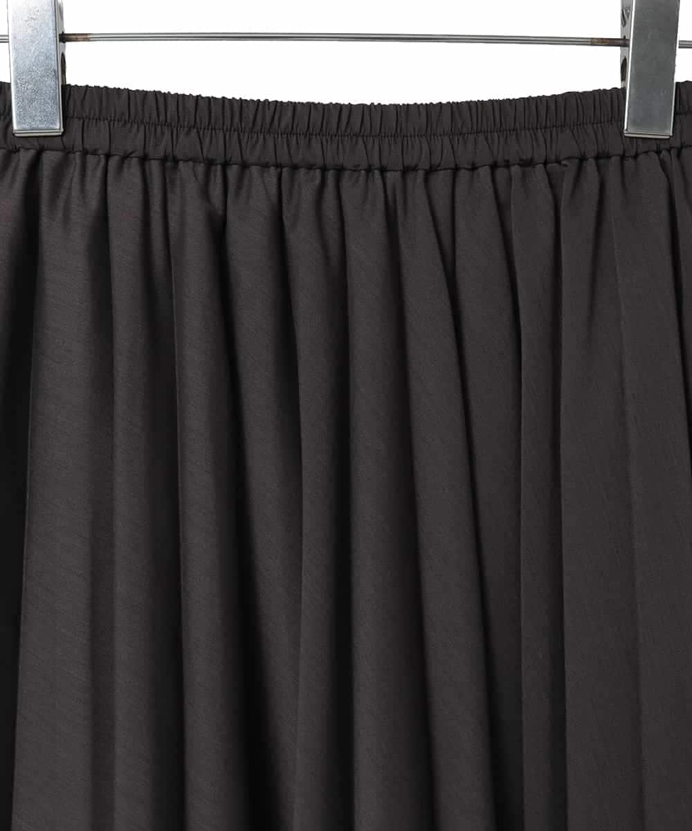 R6HED51290 HIROKO BIS(小さいサイズ)(メゾン ドゥ サンク) 【小さいサイズ】かまぼこプリーツスカート ダークグレー