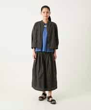 R6HFD26290 HIROKO BIS(小さいサイズ)(メゾン ドゥ サンク) 【小さいサイズ】ボタニカルモチーフスカート ホワイト