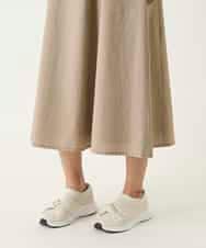 R6HFD31290 HIROKO BIS(小さいサイズ)(メゾン ドゥ サンク) 【小さいサイズ】リネンライクアウトポケットフレアスカート ベージュ