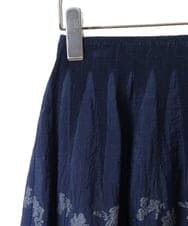 R6HGW22330 HIROKO BIS(小さいサイズ)(メゾン ドゥ サンク) 【小さいサイズ/セットアップ対応】ペーズリージャカードエアリースカート ライトグレー