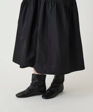 R6HLE02270 HIROKO BIS(小さいサイズ)(メゾン ドゥ サンク) 【小さいサイズ】ライトタフタティアードスカート ブラック