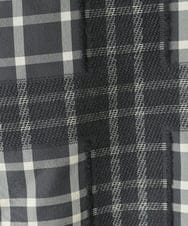 R6JAE50430 HIROKO BIS(小さいサイズ)(メゾン ドゥ サンク) 【小さいサイズ】チェックジャカードジップアップジャケット ブラック