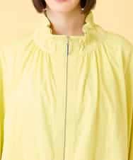 R6JED01390 HIROKO BIS(小さいサイズ)(メゾン ドゥ サンク) 【小さいサイズ】ナチュラルワッシャーギャザーライトブルゾン ライトイエロー