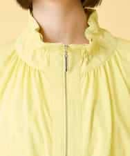 R6JED01390 HIROKO BIS(小さいサイズ)(メゾン ドゥ サンク) 【小さいサイズ】ナチュラルワッシャーギャザーライトブルゾン ライトイエロー